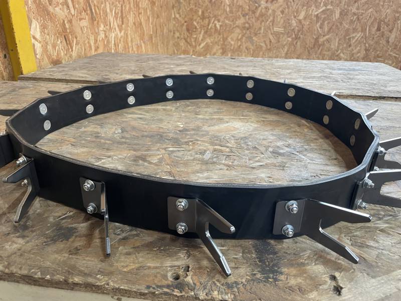 FABRICATION SUR MESURE BANDE À FOURCHE EN HARDOX PRES DE BORDEAUX